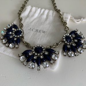 J. Crew Blue Statement Necklace NWT